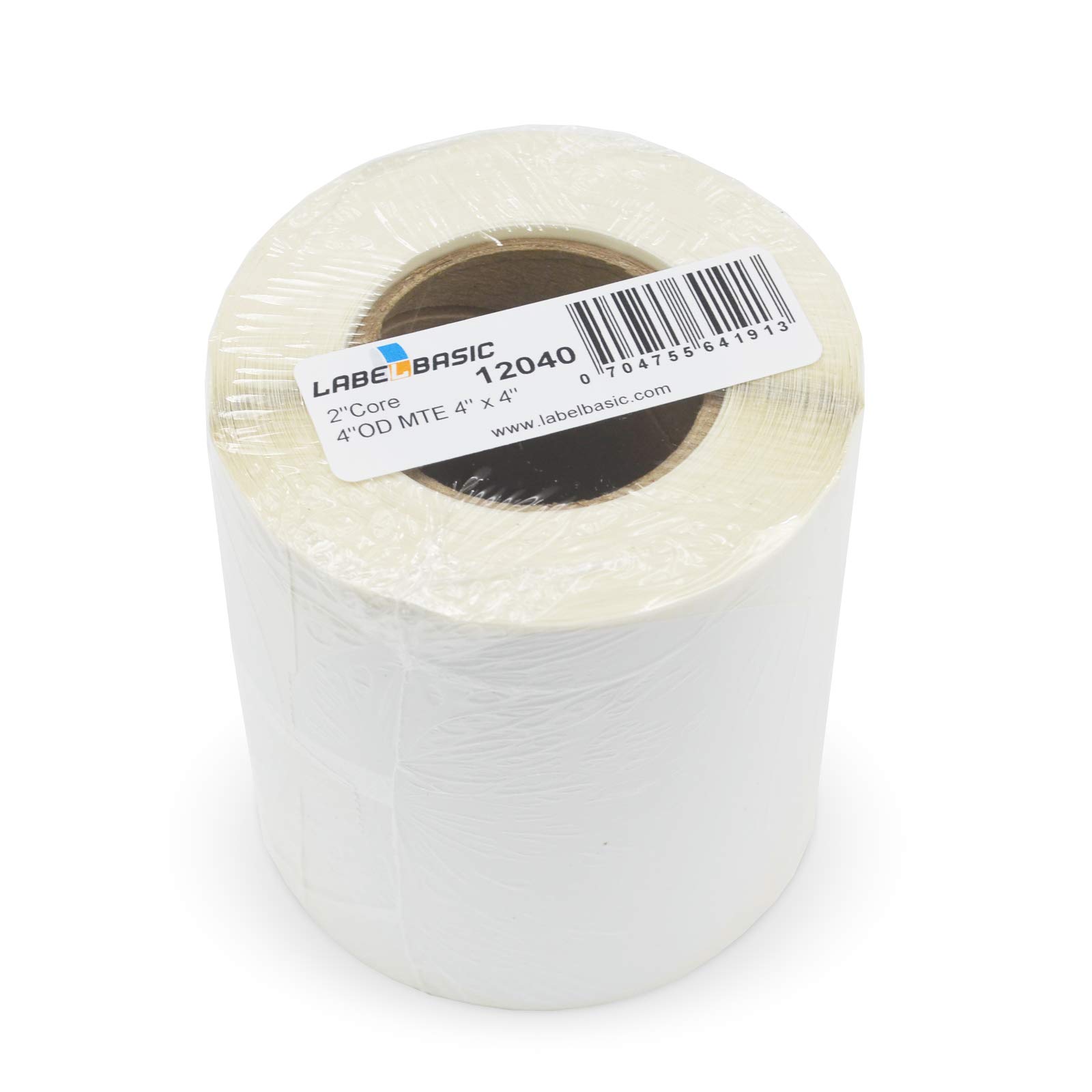 Matte Inkjet Labels 4" Circle for Epson TM-C3500, TM-C3400, Primera LX500 and LX400, 300 Labels/Roll on a 2 Inch Core