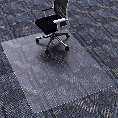 FuturHydro Office Chair Mat for Carpet, 46" x 60" Clear Office Home Floor Protector Mat, Transparent Mats for Office, Home and Gaming Floors (Rectangle) by FuturHydro - Used condition - US$38.27