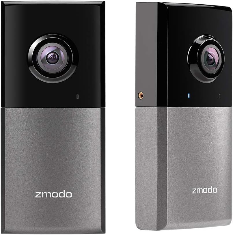 Zmodo Sight 180 Outdoor Wireless Security Camera, Full HD 1080P IP Security Surveillance System 180 Degree Viewing Angle, IP65 Waterproof - Works Alexa (2 Pack)