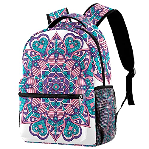 Sac à dos floral indien pour les sorties scolaires et voyages de week-end
