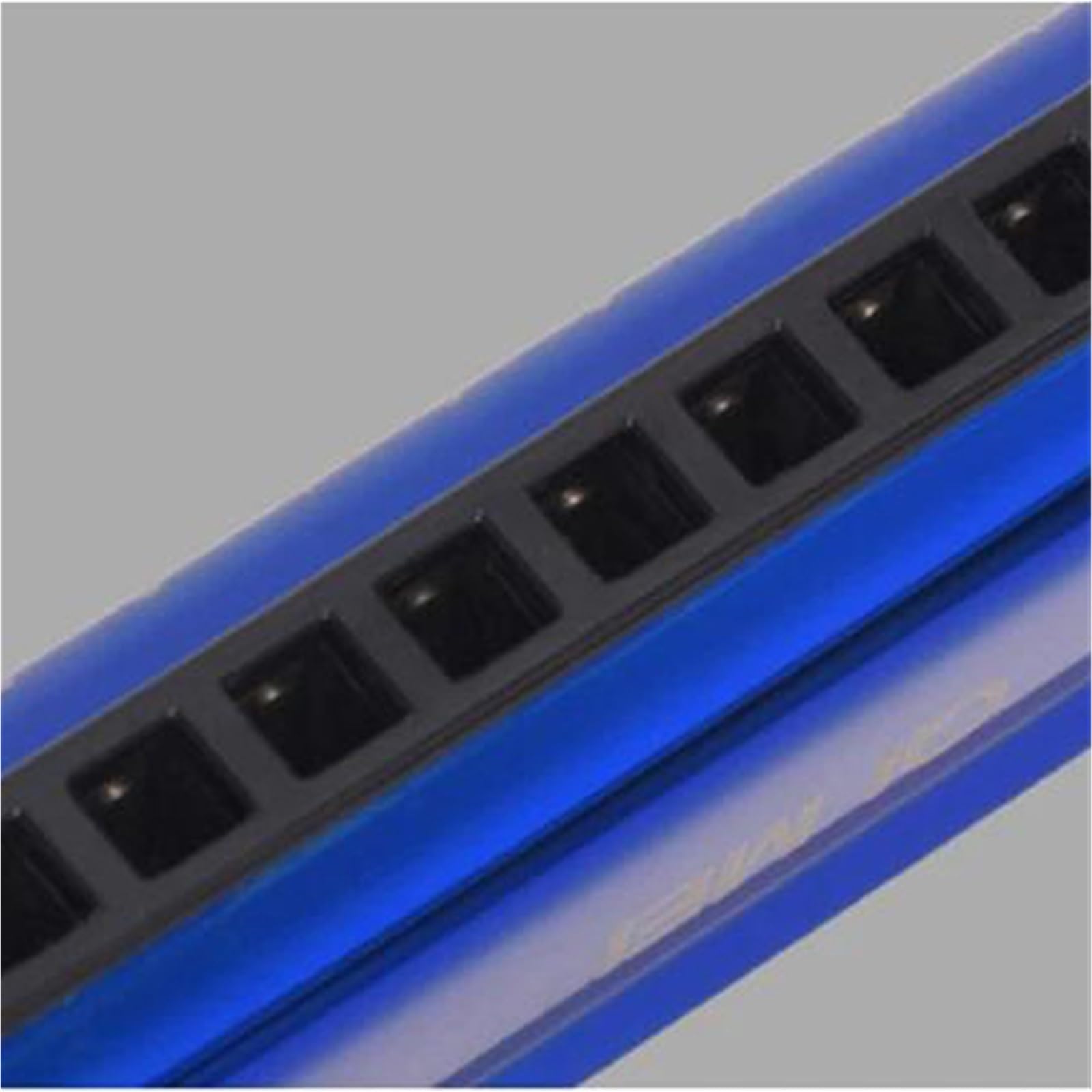 Armonica Per Principianti Armonica A Bocca C Tone Key 10 Fori Armonica A Bocca Arpa Strumenti Musicali Professionali Con Custodia(Blue)