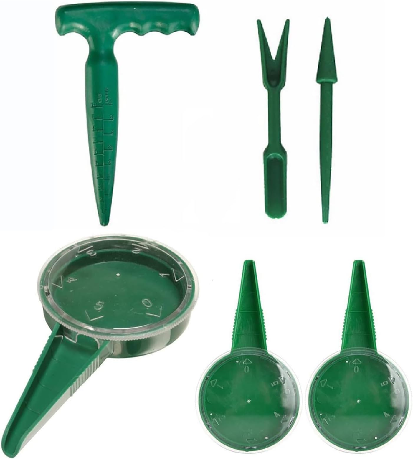 TXIN 2 Pieces Seed Spreader Handheld Seed Planter Tool