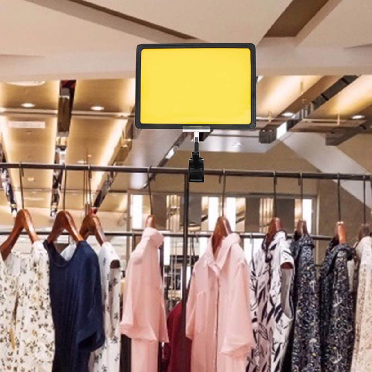 6 Pièces Porte-étiquette de Supermarché A4 en ABS