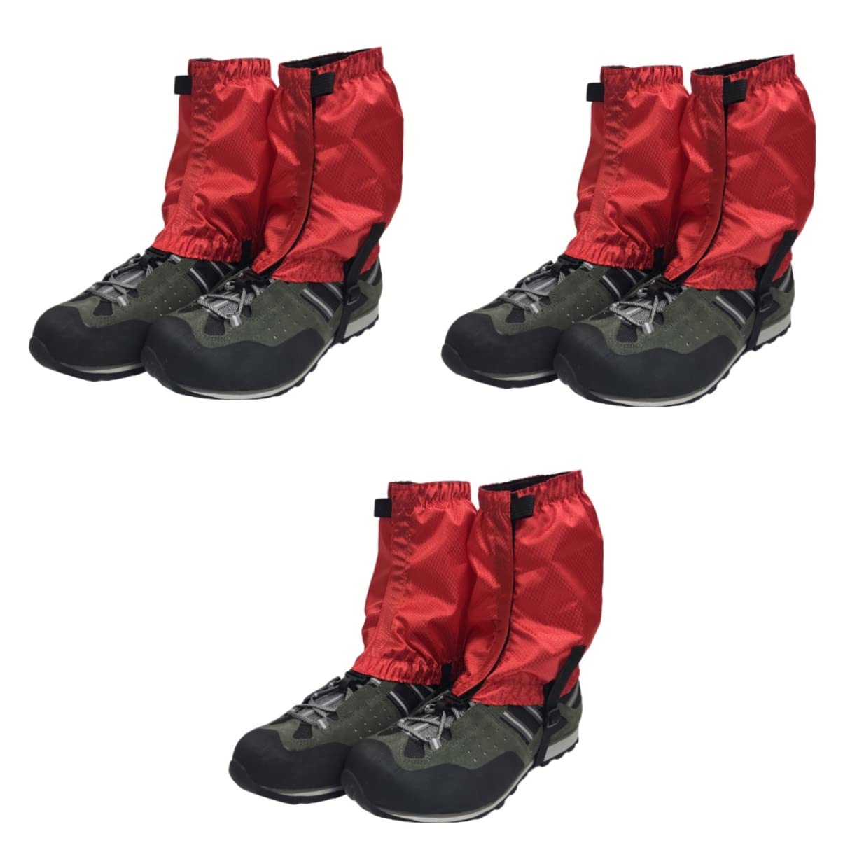 BESPORTBLE 3 Paires Guêtres Anti-déchirure Jambières De Serpent Guêtres De Marche Protège-Chaussures Guêtres De Bottes d'escalade Guêtre De Marche Voyage Amulette Protection Contre La Neige