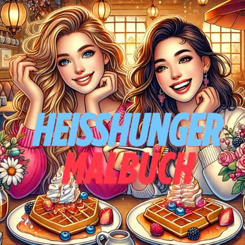 Heisshunger: 25 koestliche Ausmalbilder ? Entspanne dich und entdecke die Welt des Essens mit kreativen Motiven!