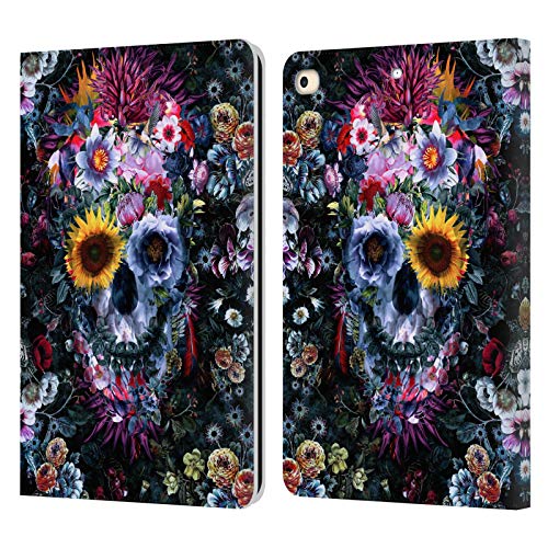 Étui Portefeuille iPad 9.7 protection cuir Riza Peker Skull Crâne compatible iPad 2017 2018