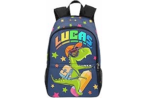 Personalized Dinosaur Backpack for Kids: Unique School Bag with Custom Name