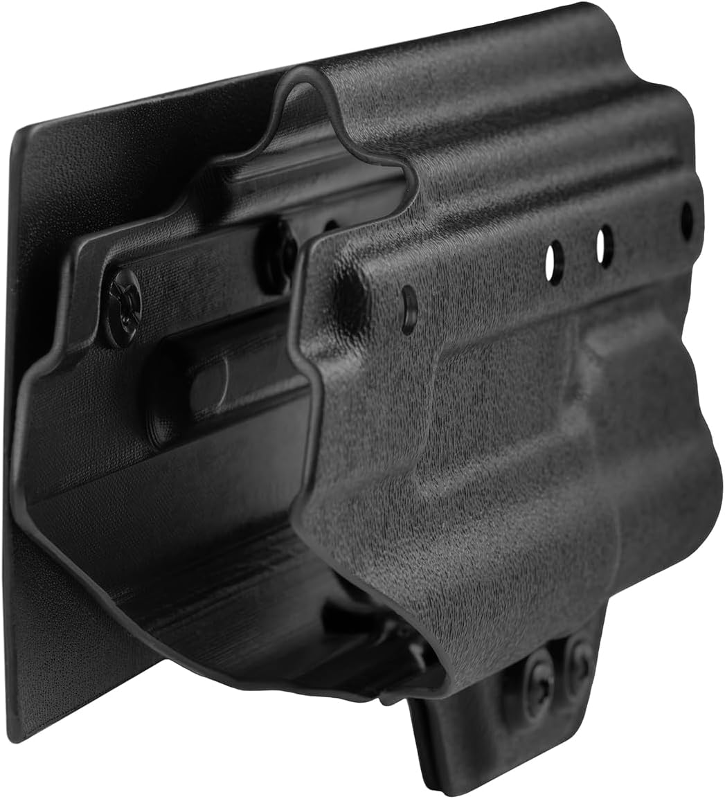 945 Industries Kydex Holster for Glock 19/19x/45/44/17/32 (Gen 3-5) with Streamlight TLR-1/TLR-1HL Light/Hook and Loop Attachment Panel for Conceal Carry Bags/Ambidextrous