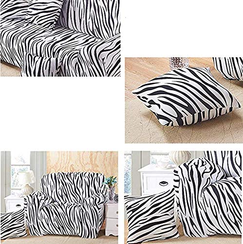 Housse sofa coussin stretch combinaison de canapé élastique 3 places - 2
