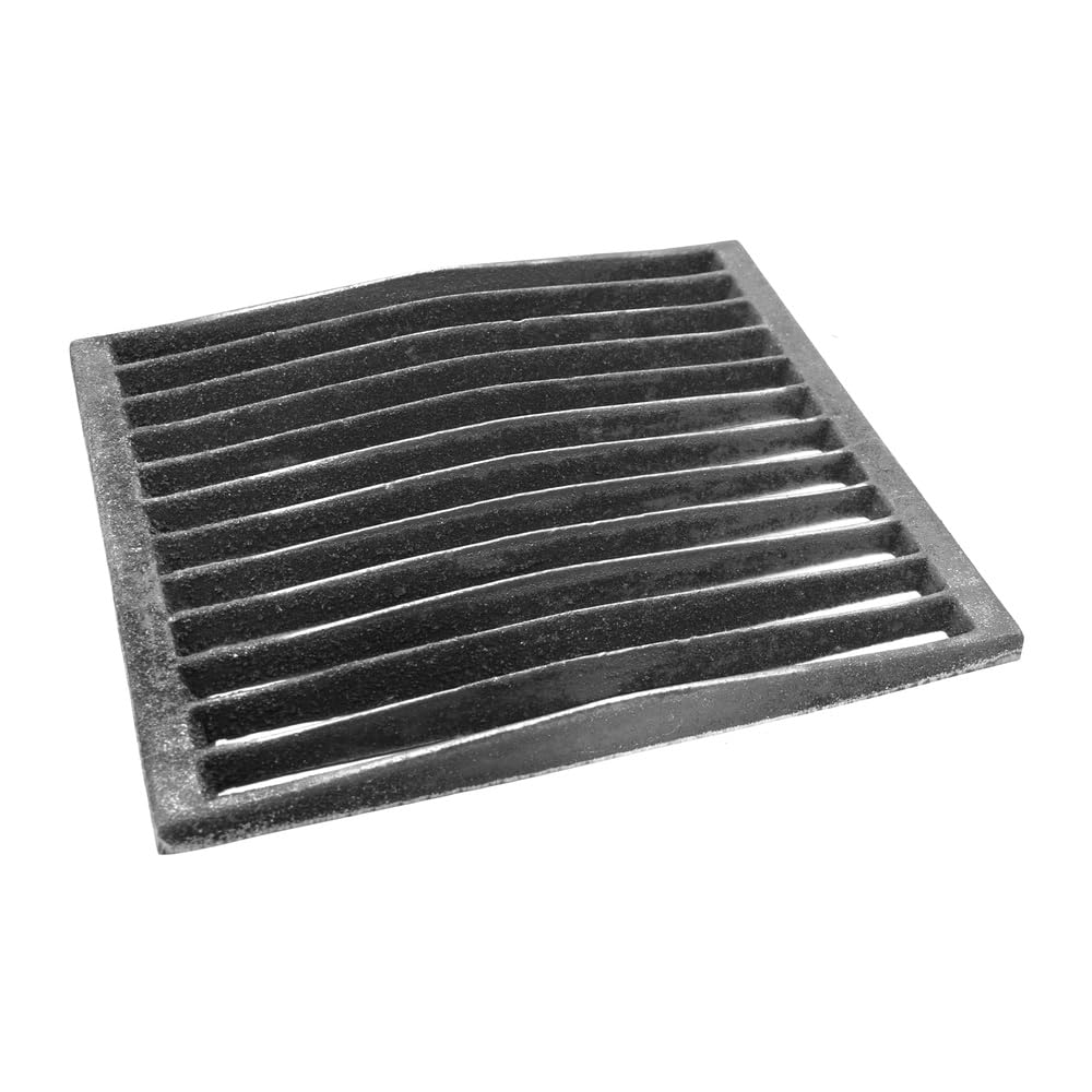 SEZAM Griglia in ghisa, 30 x 25,5 cm, per forno e cenere, diversi diametri, adatta per camino, stufa, griglia per stufa, griglia per stufa, griglia per stufa, griglia