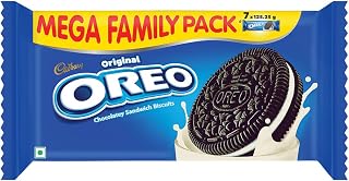 Cadbury Oreo Vanilla Flavour Creme Sandwich Biscuit Mega Family Pack, 876.75 g Price In India