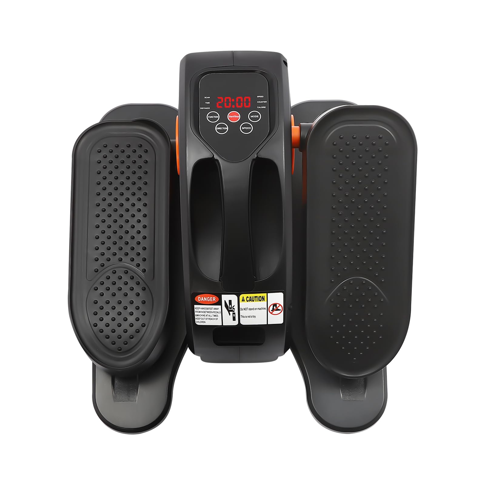 Vélo elliptique sous le bureau, vélo elliptique électrique avec télécommande, pédalier assis pour la maison pour les ménages, les salles de sport, 2 piles AAA (non incluses dans la livraison)