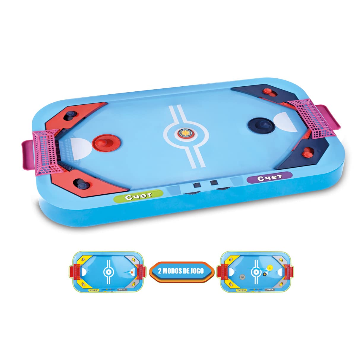 JG22SH SUPER HOCKEY 2 EM 1 ZIPPY TOYS : Amazon.com.br: Brinquedos