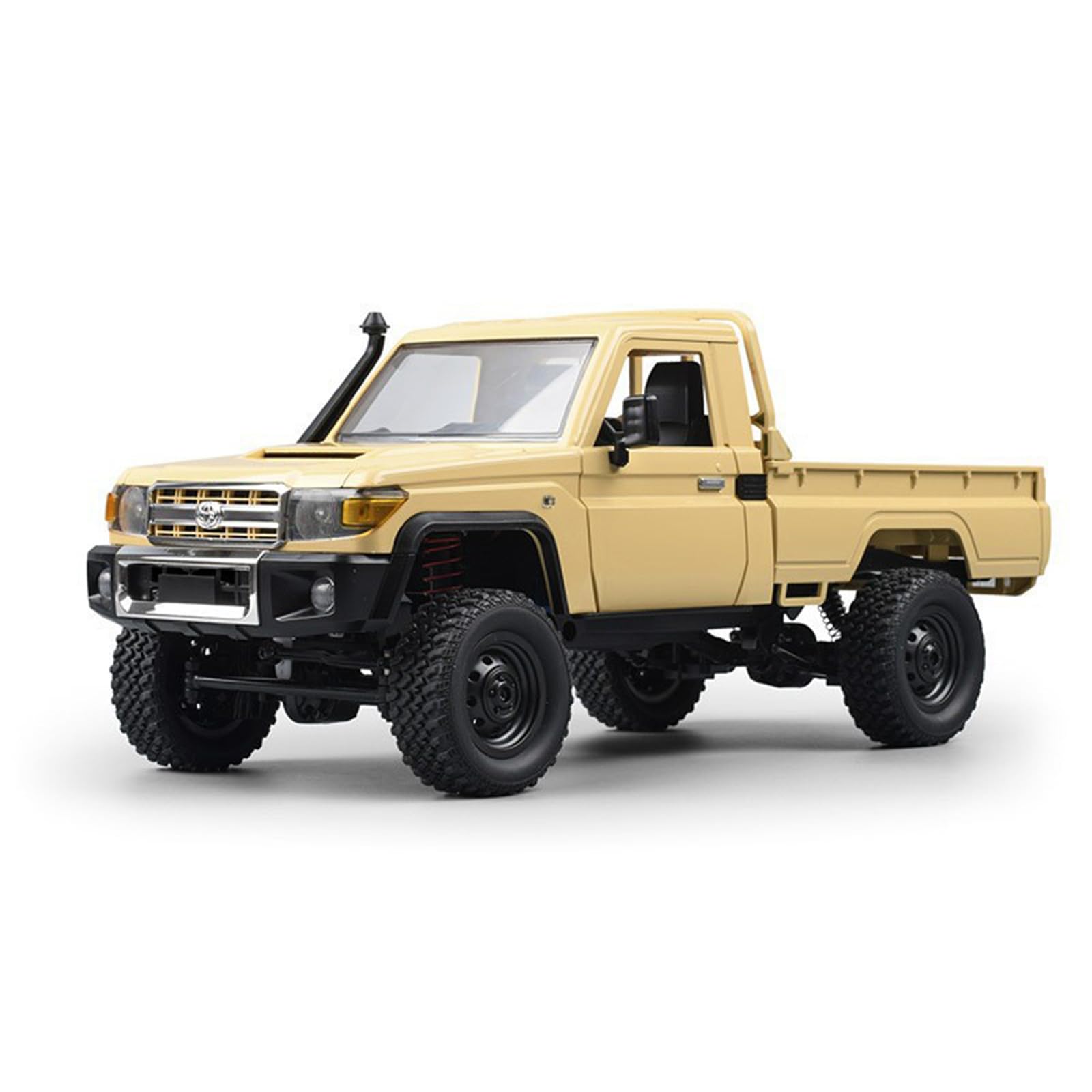 1/12 MN82 LC79 2.4G 4WD RC Crawler Truck RTR Hobby Grade ABS, amarillo