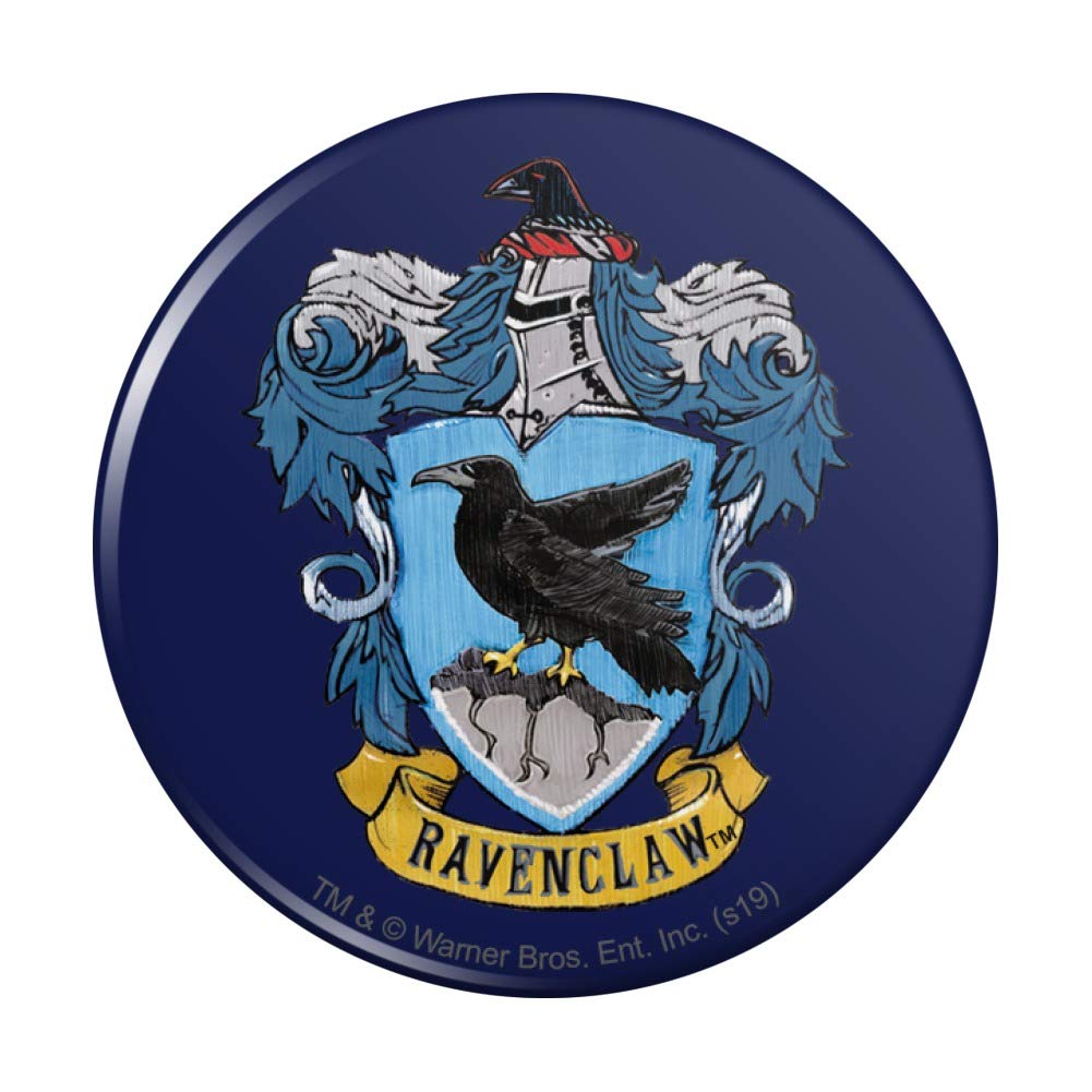 Harry Potter Ravenclaw Painted Crest Pinback Button Pin