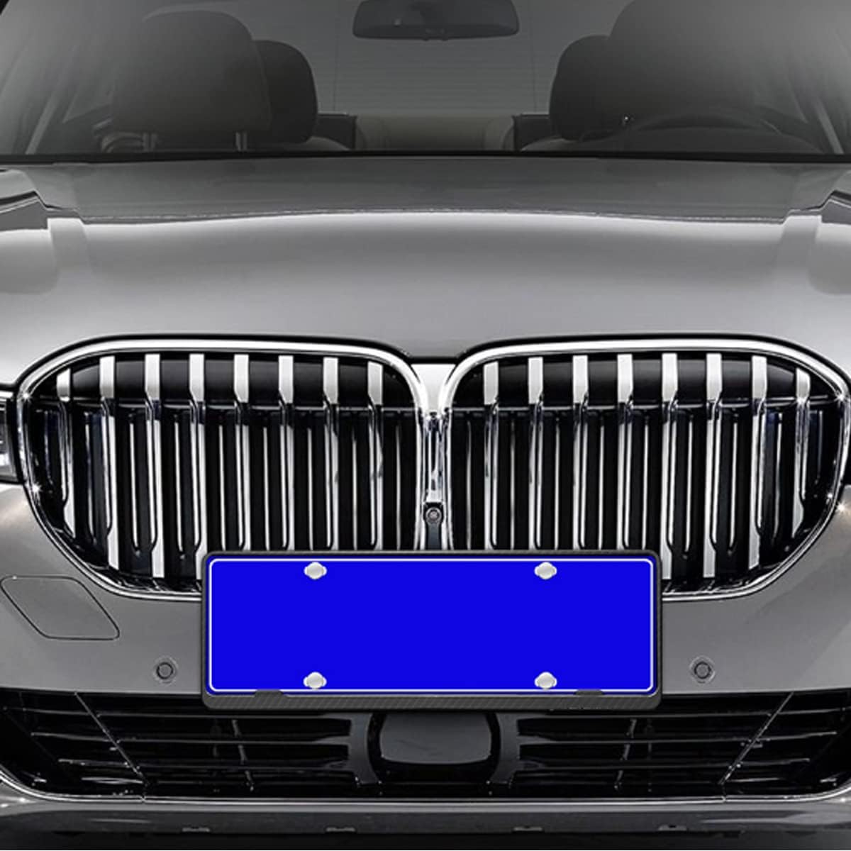 HaaveN 2 x uchwyt tablicy rejestracyjnej, 4 śruby, uchwyt tablicy rejestracyjnej premium do Suzuki Swift SX4 Jimny Vitara Baleno Alto Samurai Ignis, normalny, czarny