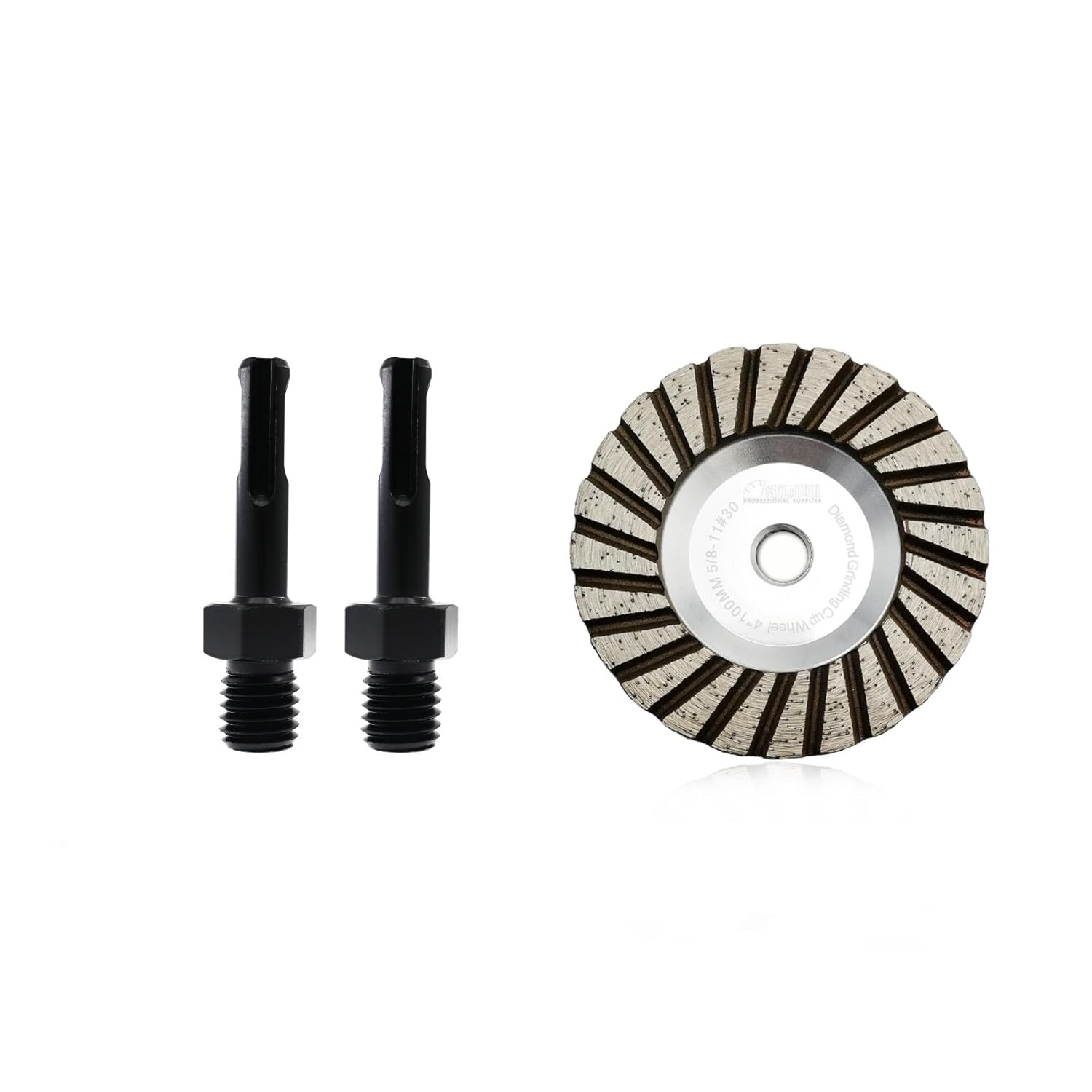 SHDIATOOL Core Drill Bit Adapter 5/8"-11 Thread Male to SDS Plus Shank for SDS Plus Thread Drills