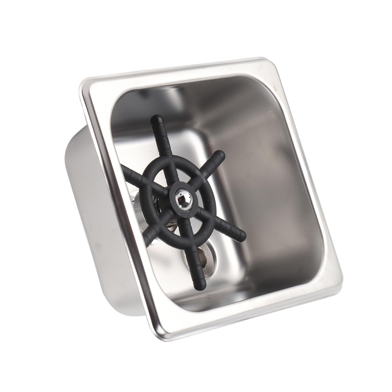 Stainless Steel Automatic Cup Washer Cleaner Glass Rinser High Pressure Washing for Bar Hotel Coffee Cup