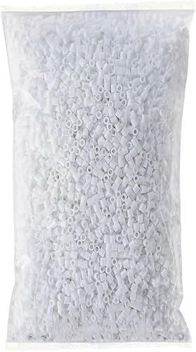 Feelmate Juego de cuentas de fusible, 2,000 piezas de 0.197 in, cuentas de hierro para planchar, fusión, juego de manualidades