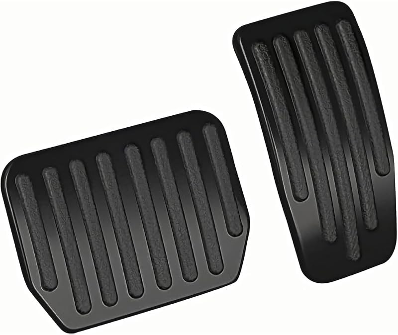Kit de capas para pedais mgmooa para Tesla Model 3 e Model Y, preto