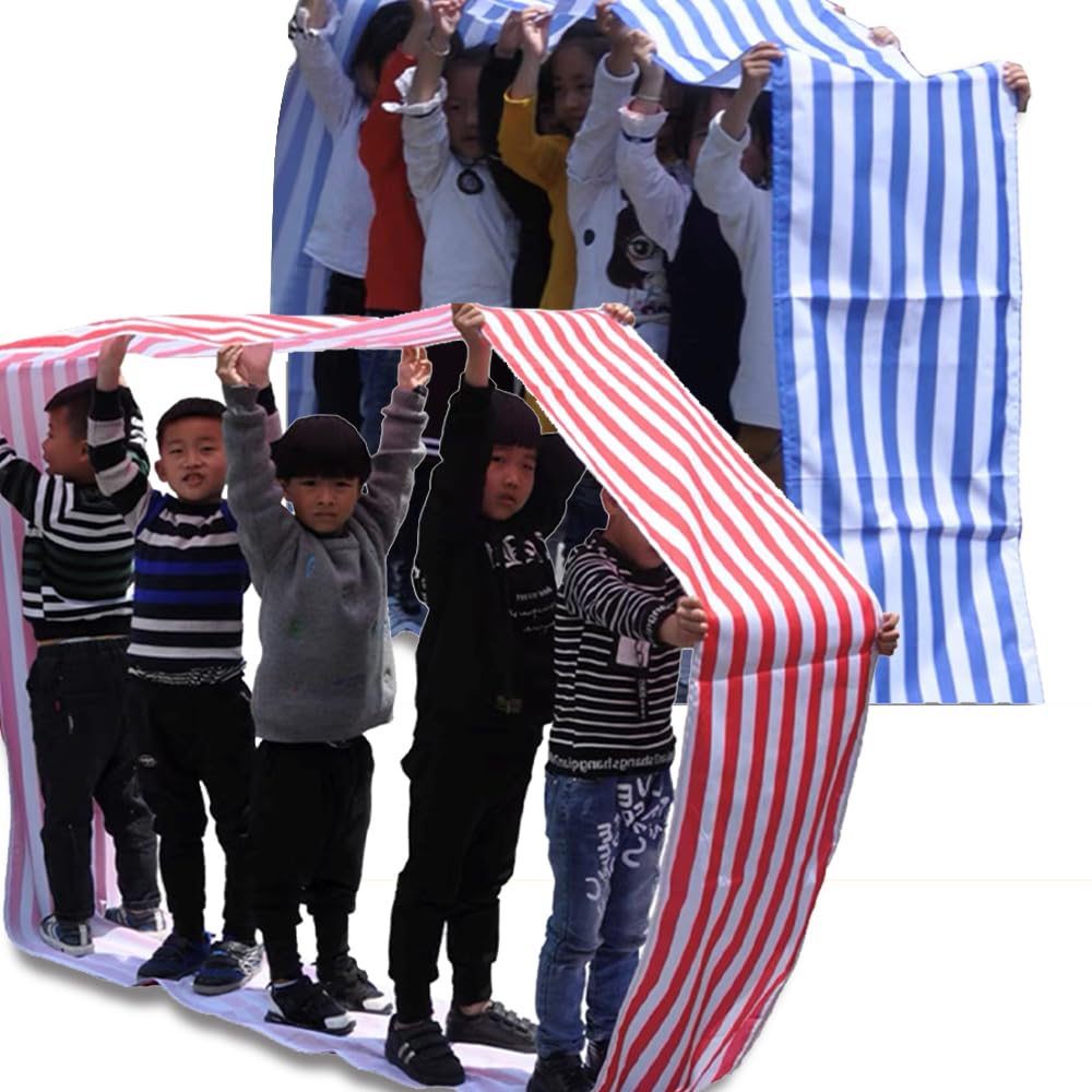 Team Building Activity Mat - 2pcs Circular Mat for Teenagers Adults Relay Race, Kids Elementary School Field Day Group Teamwork Games, Church Rally, Gym Class Exercise, Family Reunion Fun