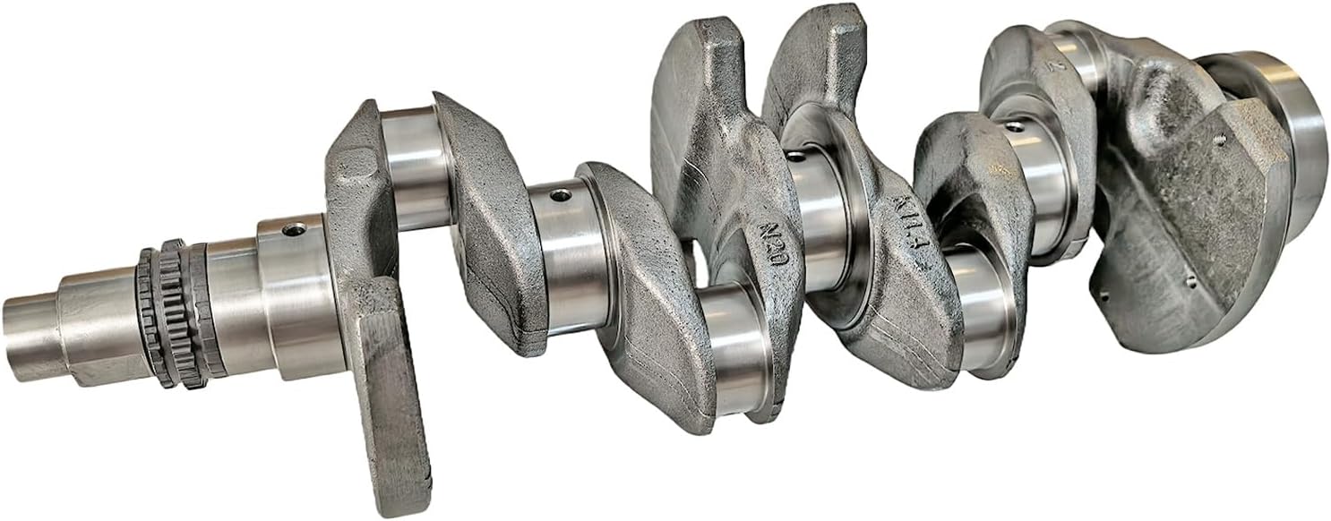 Silver Engine Crankshaft Assembly Compatible with Hyundai Elantra 2.0 2017-2020, for Kona 2.0 2018-2021, for Veloster 2.0 2019-2021, for Kia Forte 2.0 2017-2021, Replace 23110-2E000