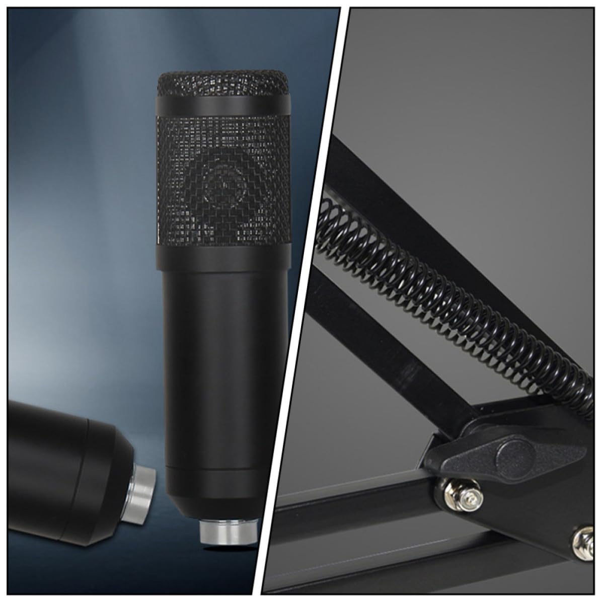 Microfono Condensatore USB Colore Casuale per e Podcast Microfono Professionale in Lega di Alluminio, Audio per Streaming e Gaming
