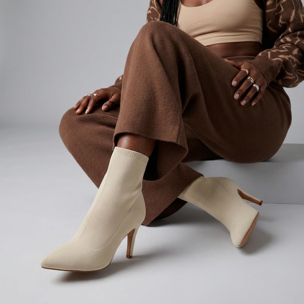 CUSHIONAIRE Women's Gipsee stretch knit Heel +Memory Foam - Image 7