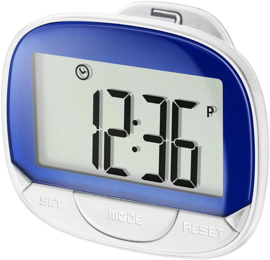 Step Counter Electronic Pedometer for Daily Exercise Large LCD Screen Long Lastings Battery Fitness Tool Step Counter for Walking