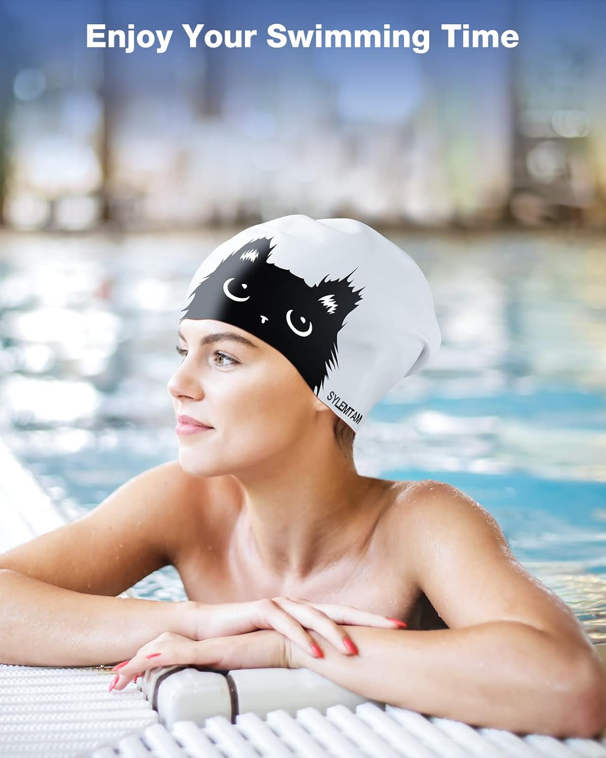 Gorro De Natacion Niña Gorro De Natación Unisex Unidades Con