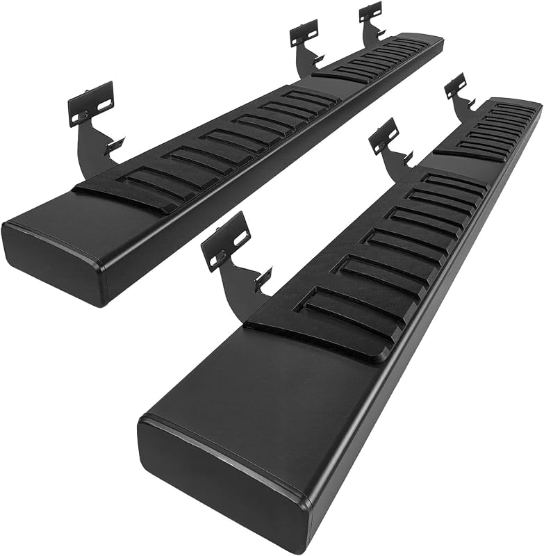 PZ Running Boards Compatible with 09-18 Dodge Ram 1500/10-24 Ram 2500 3500 | 6" Crew Cab Aluminum Side Steps,500LBS Capacity,No Drill Installation,Direct Fit,Rustproof Nerf Bar