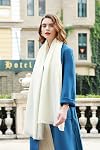 RIIQIICHY Scarfs pour les femmes Pashmina Châle Enveloppes pour robes de soirée Femmes Echarpe pour mariage Grande écharpe d'hiver