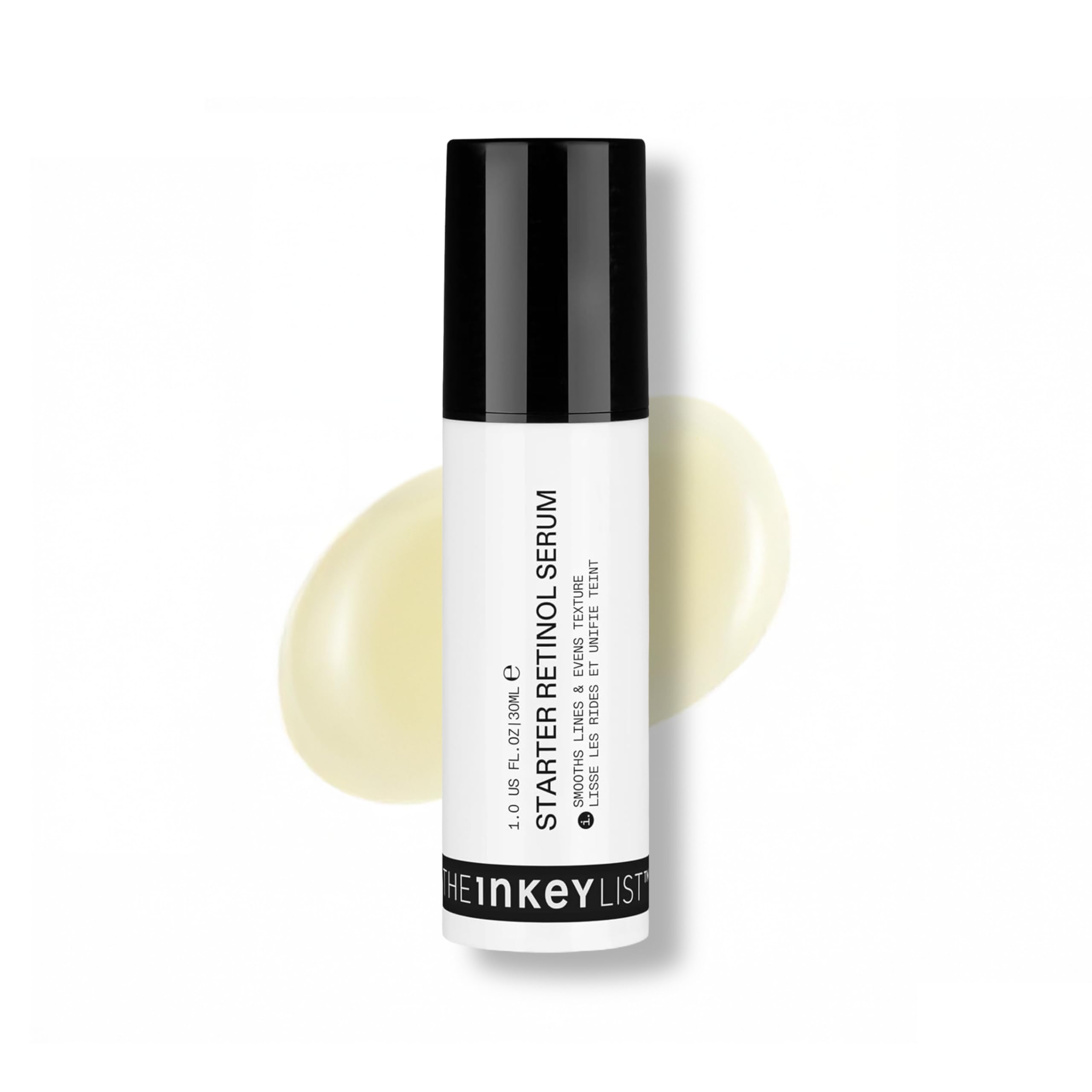 The INKEY List Starter Dual Retinol Serum 30ml, 0.5% Amisol Trio & 0.2% Symrelief, Gentle Skin Renewal, Smooths Fine Lines, Hydration & Barrier Protection, Suitable for Sensitive Skin