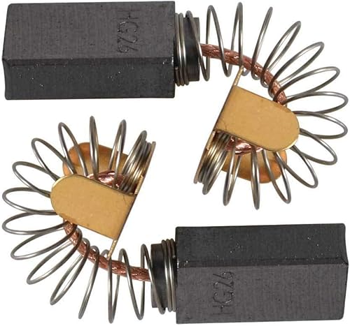 Miniatura 1 de Juego de (2) cepillos de carbono que sustituyen a Bosch 1619X08020, 1619X07410, 1619X01351, 2610320391, compatible con Skil HD77 - S77 CIR SAW