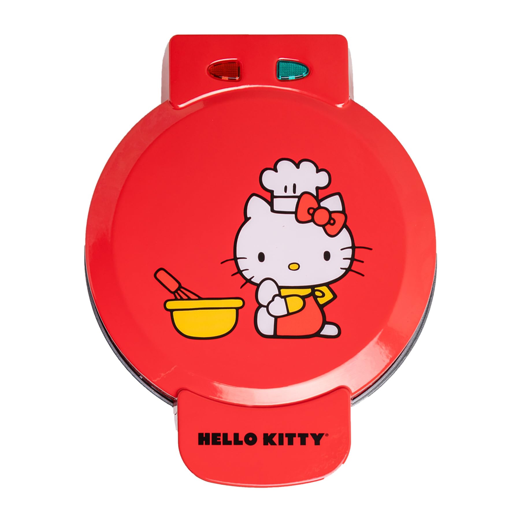 Uncanny Brands Hello Kitty Red Waffle Maker - Make Hello Kitty Waffles - Kitchen Appliance