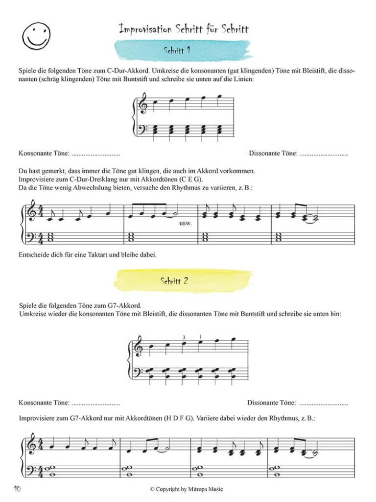Danielli Aniko Drabon: Tastenzauberei Band 4 - die beliebte Klavierschule, Ausgabe mit Ringbindung, Online-Audio und Notenheft, 9789043171243, 1684-11-404M