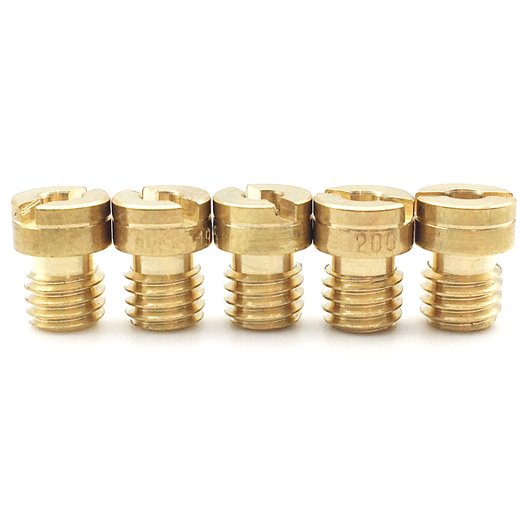 SHU.M-T Main Jet Kit Compatible for CVK PE PZ Keihin Carburetor CB CG Gy6 Motorcycle Engine Main Injectors Nozzle(#160#162#165#168#170)