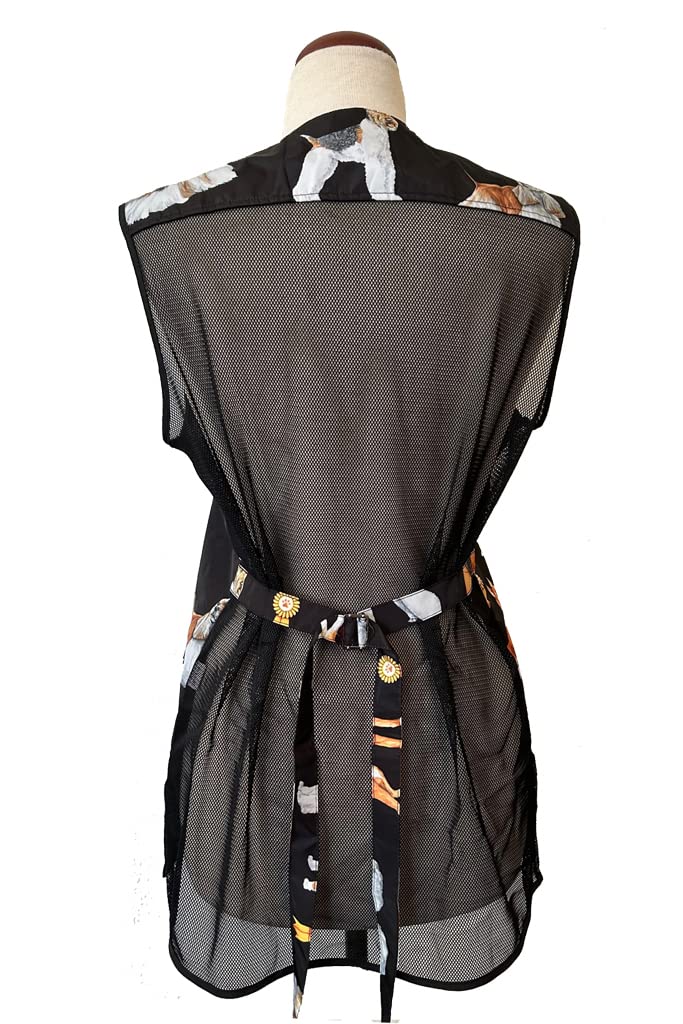 Ladybird Line Dog Groups Waterproof Pet Grooming Vest for Pet Groomers (3X-Large)