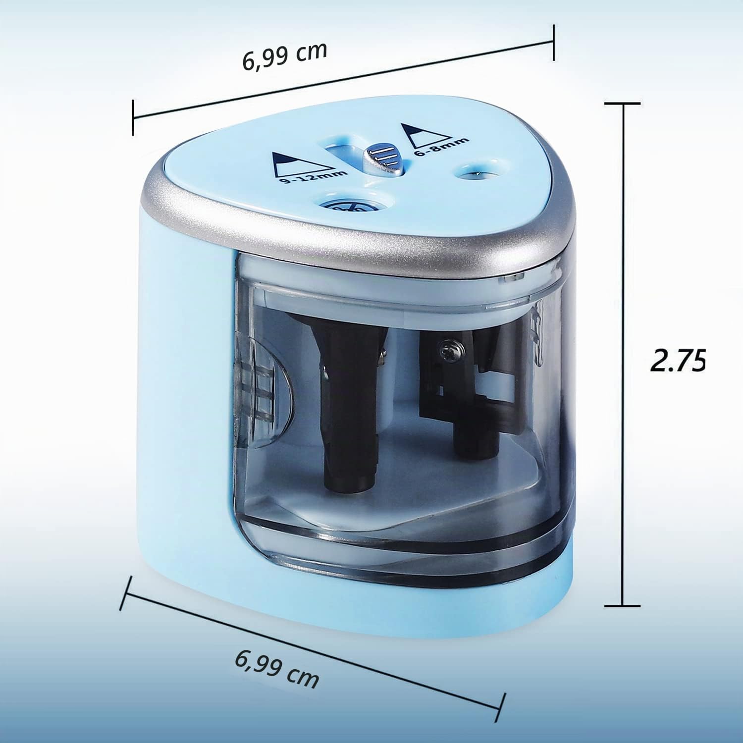 Temperamatite elettrico a batteria per matite colorate da scrivania