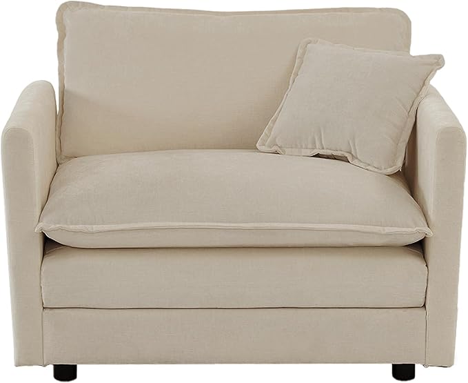 Sillón Chenille Individual 41.4" Ancho, Moderno con Cojín miniatura 6
