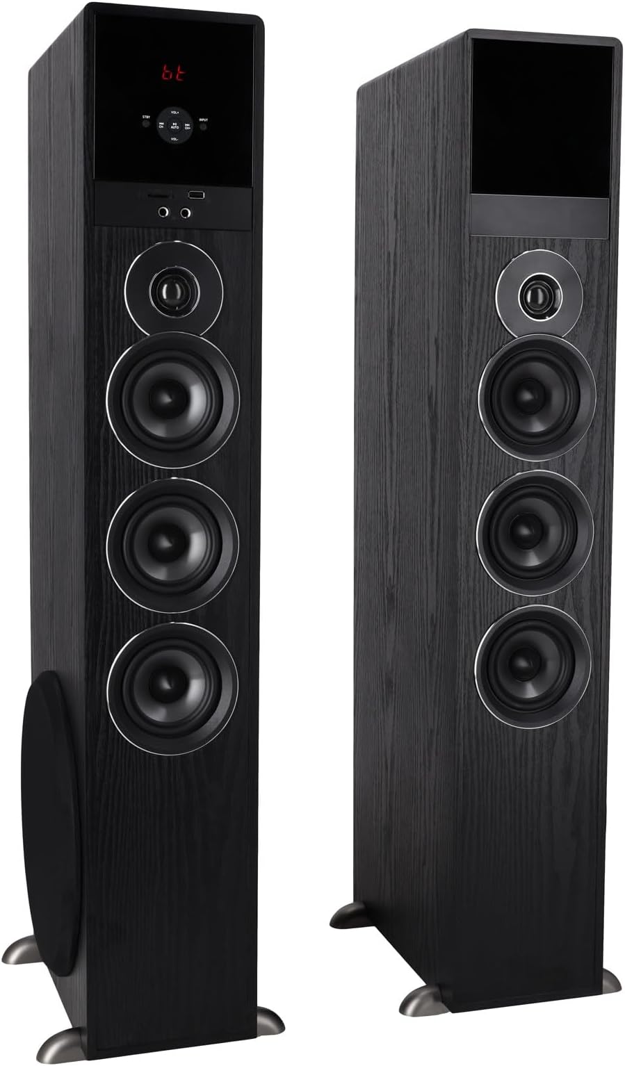 Rockville TM150B Black Home Theater System Tower Speakers 10" Sub/Blueooth/USB