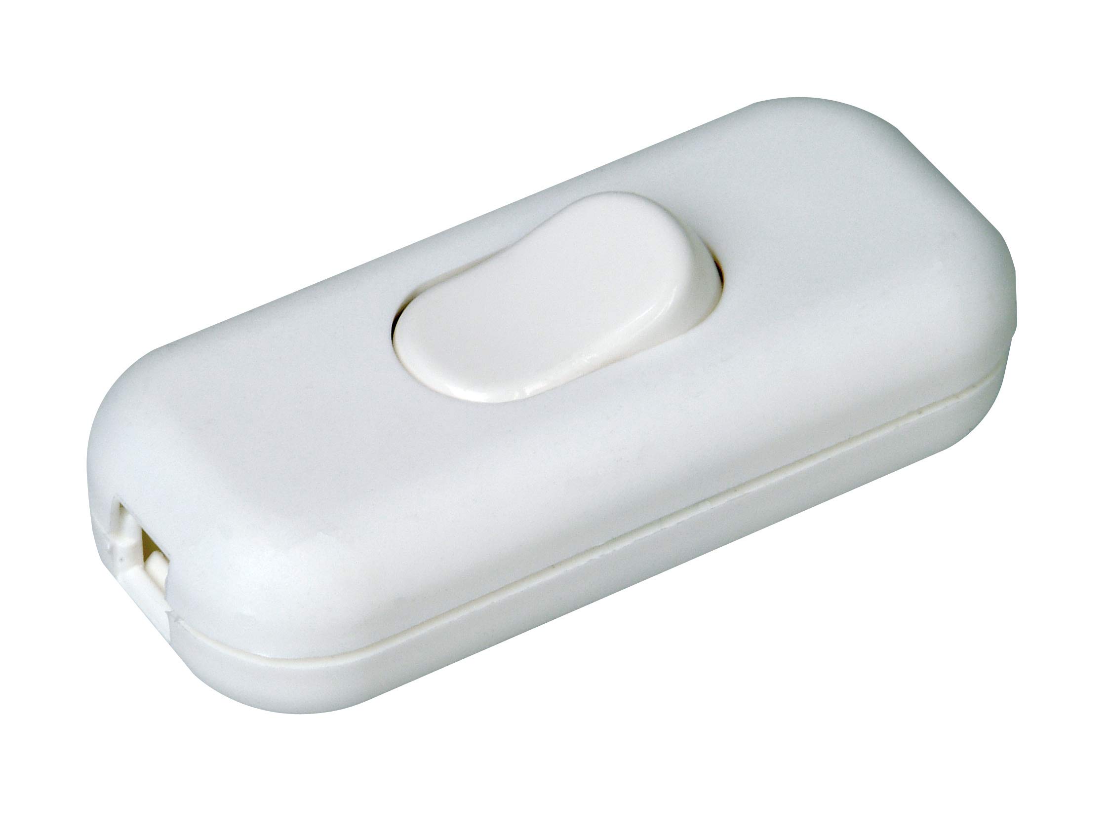 Kopp 191317086 Cable Switch, 1-Pin, 250 V, 6 A, White