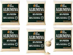 Albumina CP Ovos - 80% Proteína - Suplemento Natural 3kg