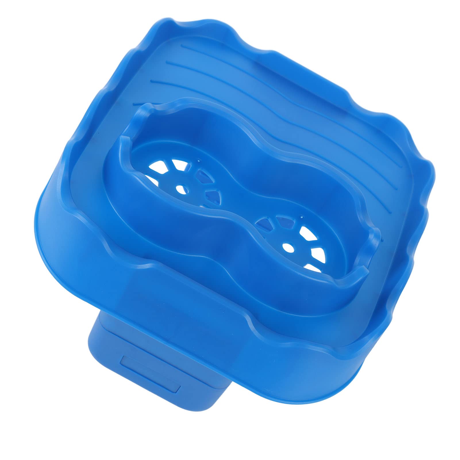 Bandeja antideslizante para piscinas y bañeras de spa, bandeja versátil azul con diseño estable, perfecta para uso en exteriores e interiores