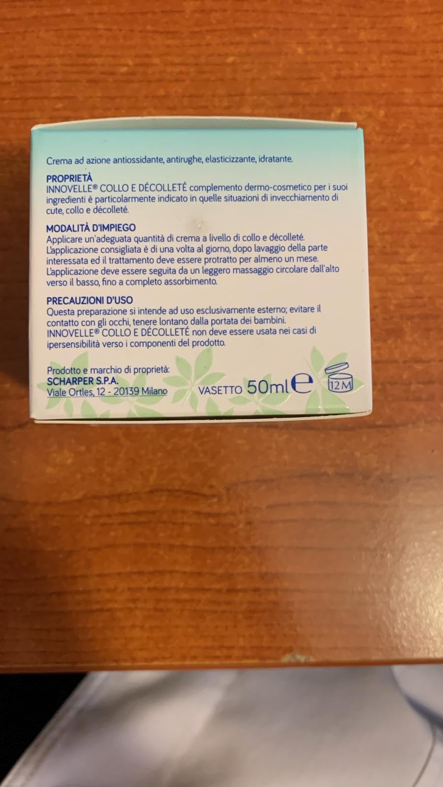 CREMA COLLO E DECOLLETE' ANTIRUGHE RILASSANTE