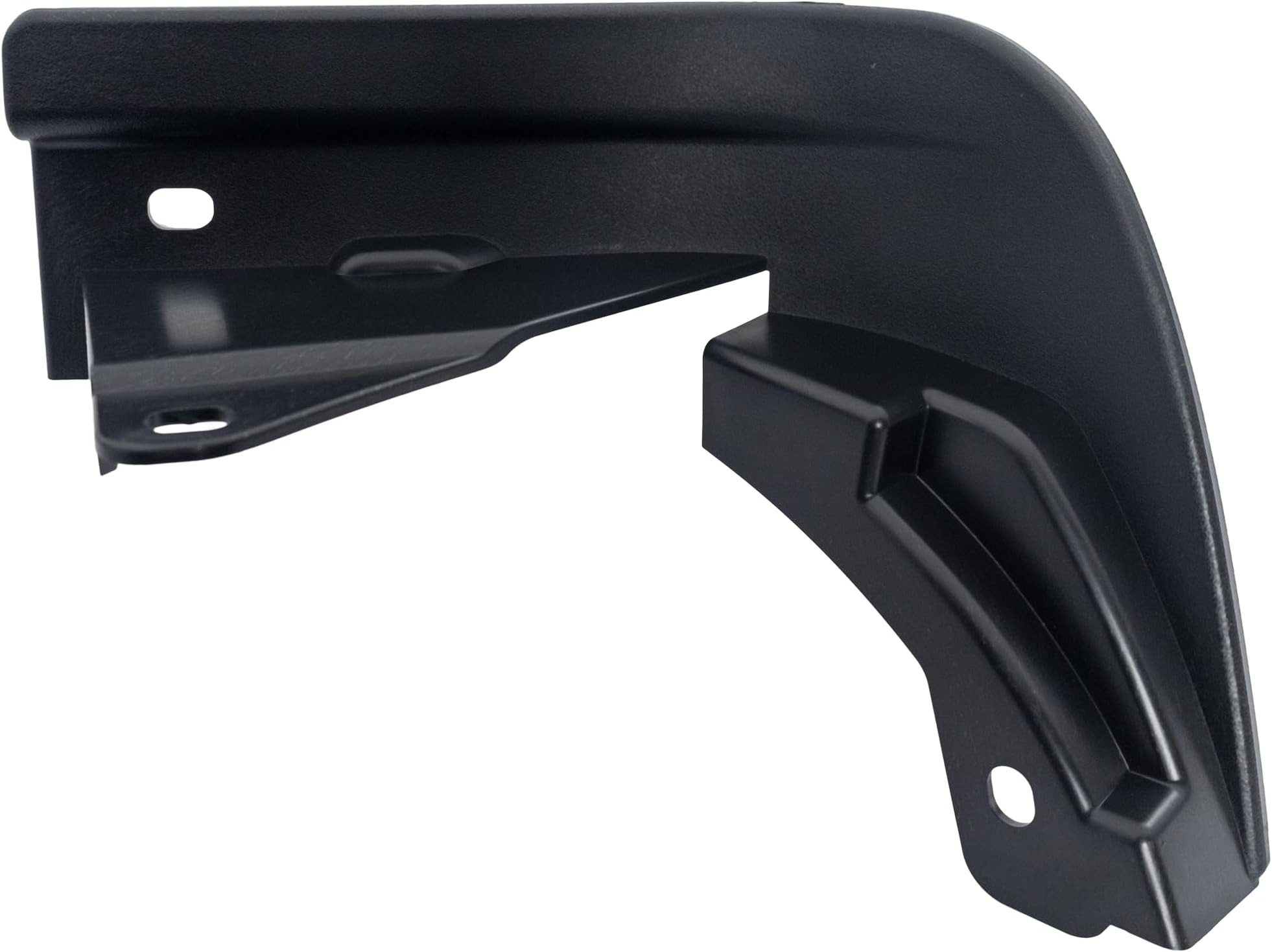 Valance Compatible with 2014-2019 Ford Fiesta Air Deflector, Textured Black, Hatchback/Sedan Front, Passenger Side