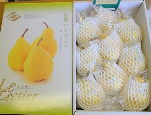 洋梨 【佐藤果樹園】 洋なし ル・レクチェ 4kg 大玉 8〜10玉 贈答用 新潟県 ルレクチェ 御歳暮 お歳暮 《11/下旬〜12/上旬より出荷》