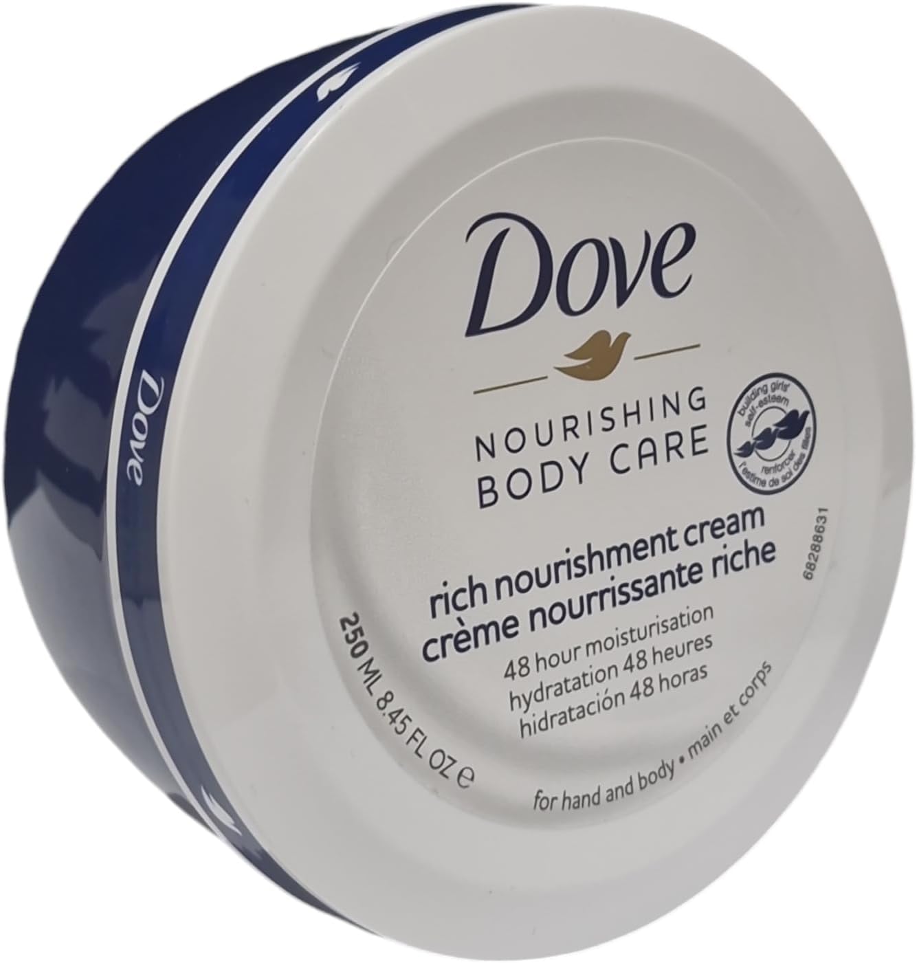DOVE Crème nourrissante pour le corps Suavizante Rica 250 ml