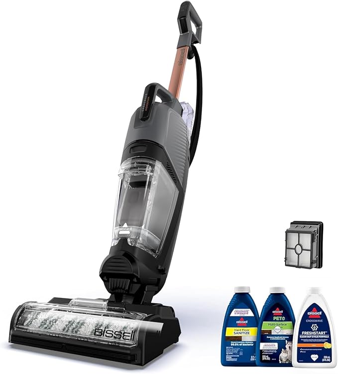 BISSELL® CrossWave® HydroSteam™ Wet Dry Vac, Multi-Purpose Vacuum, Wash, and Steam, Sanitize Formula Included, 35151