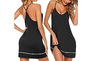 Adore Me Lingerie for Women: Soft V Neck Racerback Sleeveless Nightgown